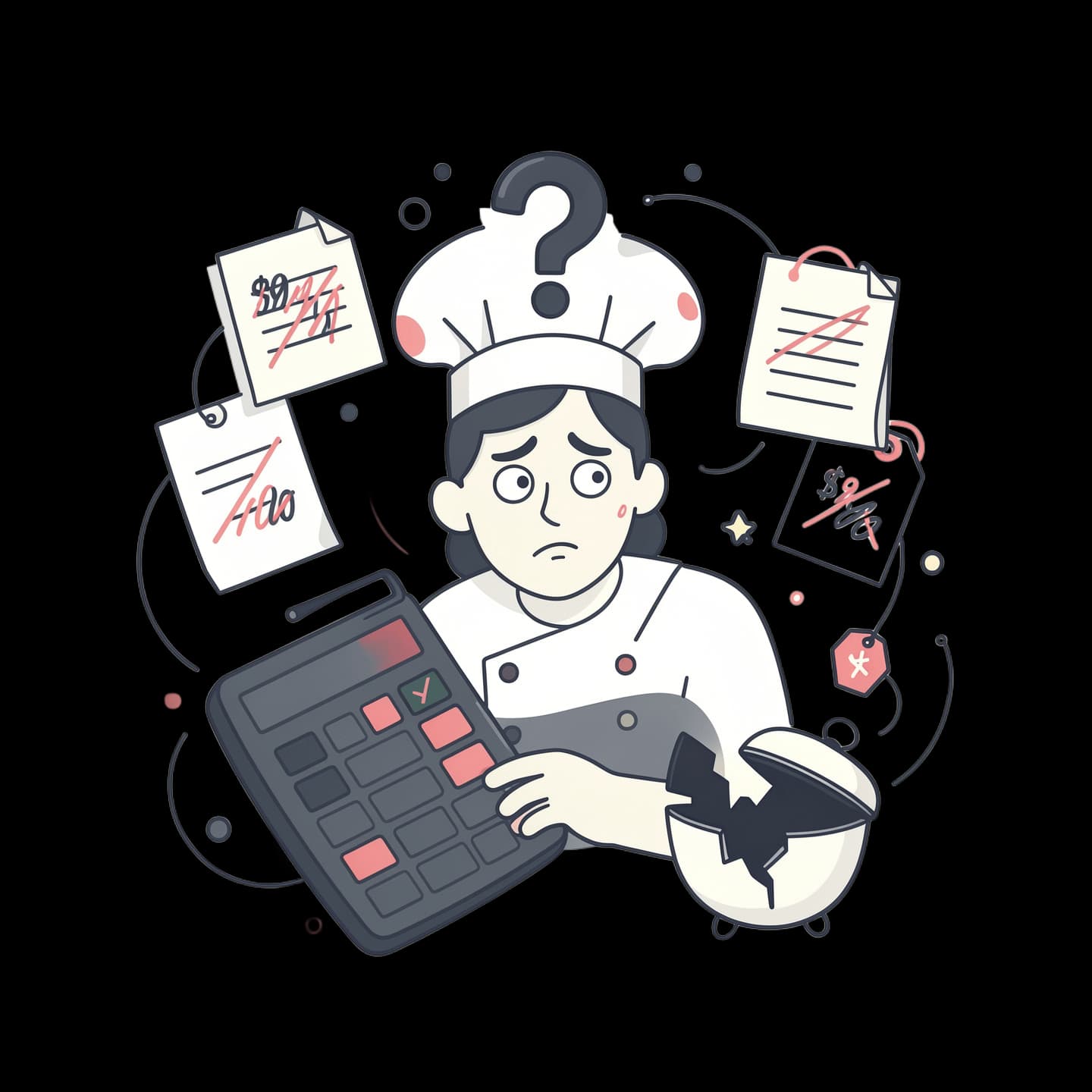 Ilustração de precificação no achismo